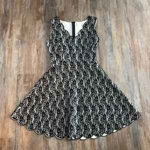 Altar’d State black lace skater dress